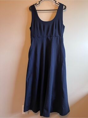 Boden Classic Navy Sleeveless A-Line Dress